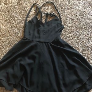 A black dress